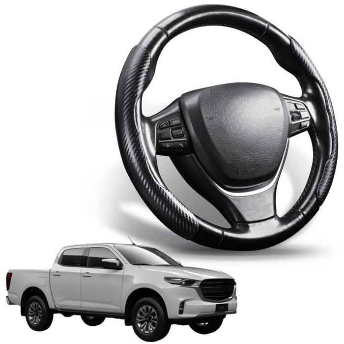 Segmented Steering Wheel Cover for Mazda BT-50 Dual Cab 2020 - 2024 (TF)