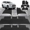 6D Diamond Car Floor Mats for Mitsubishi Pajero 2006-2021-Ultimate Set-Black-Outback GT