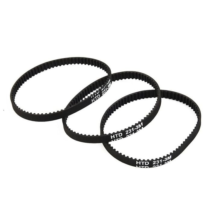 Hygieia 3x Belts for Shark NV500 Rotator Pro Series Vacuum Cleaners