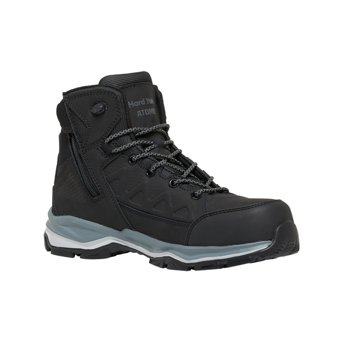 Hard Yakka Mens Atomic Safety Boots - Size 8