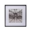 Cooper & Co. 12 x 12inch Mat to 8 x 8inch Black Premium Metallicus Metal Photo Frame