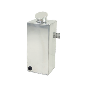 Cal Custom 2 Litre Ford Style XK-XB Universal Windscreen Washer Tank Silver