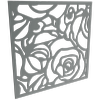 ProtectorAl 300-1200 x 300-1200mm Monument Roses Unframed Solid Aluminium Decorative Panel