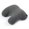 Catzon Travel Pillow Arched Reversible Memory Foam-Grey