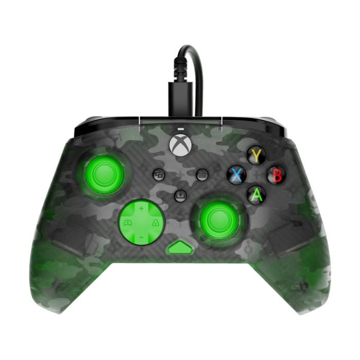 Turtle Beach Rematch Usb Wired Core Xbox Pc Gaming Controller Black Camo Green