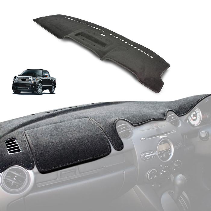 For Ford F150 03/2023-on Custom Car Dash Mat Dashboard Cover Charcoal Dashmat
