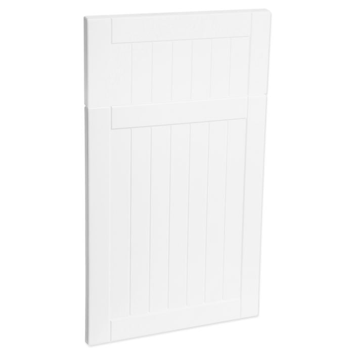 Kaboodle 450mm Country Premium Vinyl 1 Door / 1 Drawer Panel - Nougat Truffle