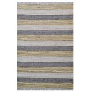 Handwoven Natural Jute Rug-Peru 1111-Grey-80x150cm