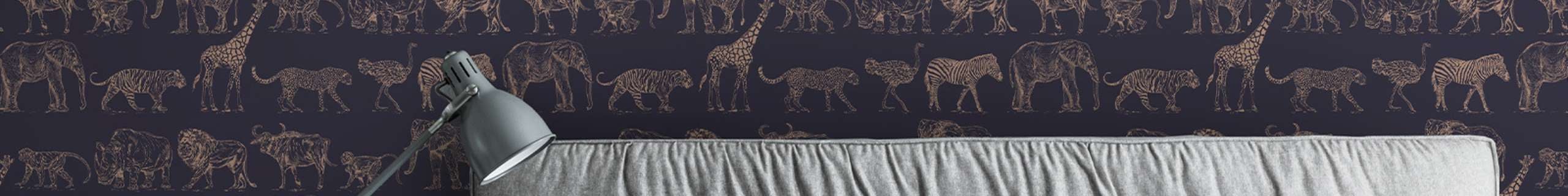 Boutique wallpaper wall.