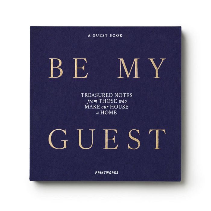 Printworks Guest Book-be My Guest-light Blue / Dark Blue