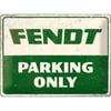 Nostalgic Art Large Sign 30x40cm Metal Wall Hanging Decor Fendt Parking Only