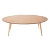 Sk Designer Living | Stockholm Oval Wood Coffee Table - Natural