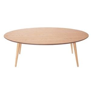 Sk Designer Living | Stockholm Oval Wood Coffee Table - Natural