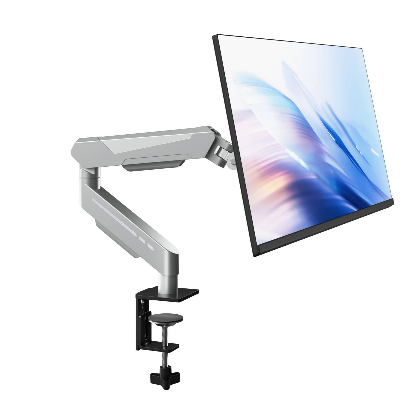 NB North Bayou F160 Dual Monitor Stand For 17-27 Inch Arm Height Adjustable Gas Spring Full Motion Mount Support VESA 75/100mm (2-9kg) For Each Screen - View #8