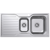 Everhard 980mm Classic Square 1TH 1.5 Bowl And Drainer