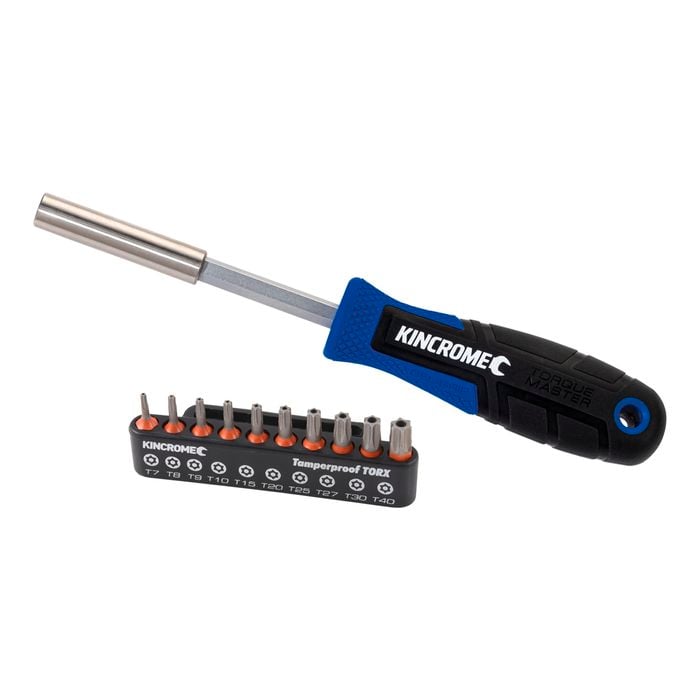 Kincrome 11 Piece TorqueMaster® T.Proof Torx® Bit And Driver Set