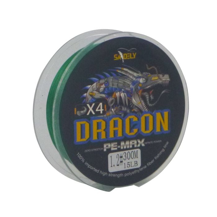 Samdely Dracon X4 Braid, Dark Green, #0.6, 8lb, 300mtr