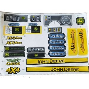 John Deere XUV550 Gator - Replacement Decal Sheet.  Part MMEV0802