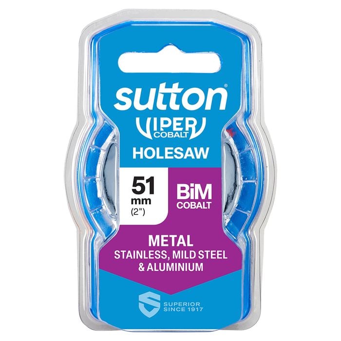 Sutton Tools 51mm Viper Cobalt Bi-Metal Holesaw