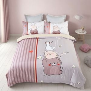 Fabric Fantastic King Single Size Duck Kids Quilt/Doona/Duvet Cover Set