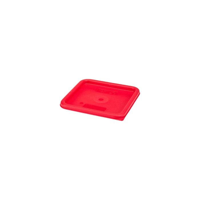 Cambro CamSquare Lid Polypropylene Red To Suit 5.7Lt 7.6Lt