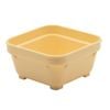Kh Square Bowl Polypropylene Yellow 100mm 12 Pack Kitchenware Catering Dining