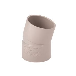 Marley 100mm x 60° White PVC F/F Plain Bend