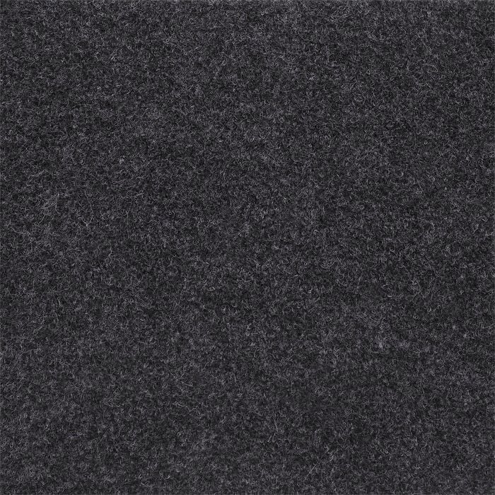 Q'Decor 2m Dark Grey Gel Back Velour Marine Carpet