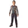 Star Wars Finn Deluxe Halloween Costume for Kids Mock Leather Jacket and Pants, 11-12-YRS