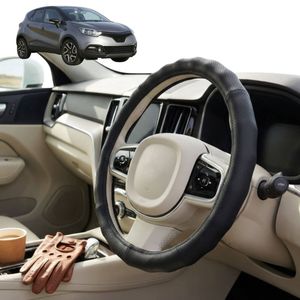 Australian Goose Steering Wheel Cover for Renault CAPTUR 2014 - 2019 (J87) Circle Black