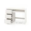 Costway Computer Desk W/power Outlet Ketboard Tray Writing Workstation - White