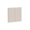 Kaboodle 600mm Cannellini V-Groove Med Rangehood Doors - 2 Pack