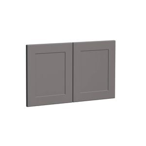 Kaboodle 800mm Smoked Grey Alpine Farmhouse Sink Doors - 2 Pack