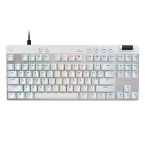 Logitech G Pro X Tkl Rapid Gaming Keyboard (magnetic Switches) (white)