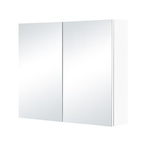Mondella Rococo 750mm White Gloss Mirrored Shaving Cabinet