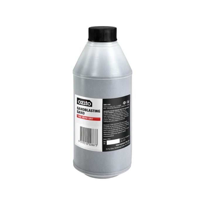 Ozito 1kg 40/60 Grit Sandblasting Sand