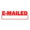 X-Stamper Self Inking Message Stamp (Emailed/Date)