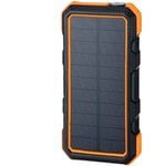Maxxlee 20000mAh Qi Wireless Charger Solar Power Bank Orange