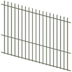 ProtectorAl 1201 - 2400 x 1800mm Pale Eucalypt Raked Up to 15º Batten Pool Fence Panel