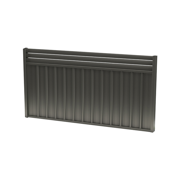 Sector Panel Fencing 1.2/0.3m Slate Grey Borderline Fence Panel