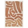 Loopsie-330cm X 240cm-ottawa Yellow Brown Abstract Washable Rug