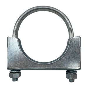 GASO 3" Exhaust Pipe & Muffler U Clamp, 3-1/8" (79mm) Span, Zinc Plated