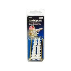 Cobra 4.0mm Brass WallGripper Screws - 2 Pack