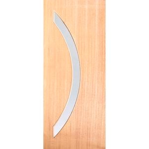 Woodcraft 2040 x 820 x 40mm Entrance Door St Clair Frosted Glass SD01