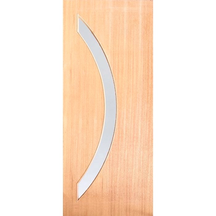 Woodcraft 2040 x 820 x 40mm Entrance Door St Clair Frosted Glass SD01