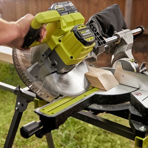 Ryobi 18V ONE HP 254mm Brushless Sliding Mitre Saw Tool Only Bunnings Australia