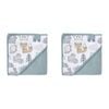 2PK Little Haven Cotton Hooded Woodland Soft Baby Towel 76cm