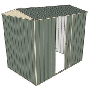 Build-a-Shed 1.5 x 2.3 x 2.3m Single Sliding Side Door Gable Shed - Green