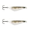 2x Rapala 8.5cm Harmaja Metal Spoon Fishing Lures - Stickleback