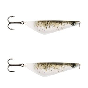 2x Rapala 8.5cm Harmaja Metal Spoon Fishing Lures - Stickleback